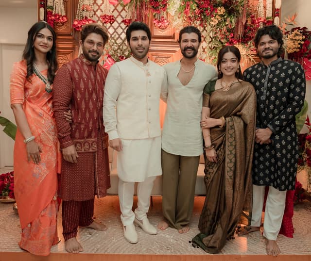 Star-Studded Moments at Allu Sirish’s Bridegroom Ceremony!