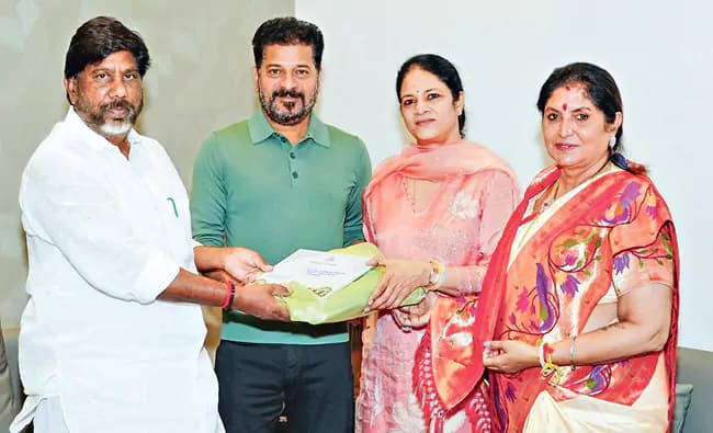 Bhatti Vikramarka and His Spouse Invite the Chief Minister and His Wife to Their Son’s Wedding