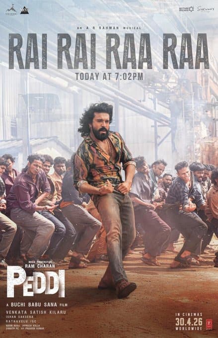 Mass Song from Peddi Releasing this Evening