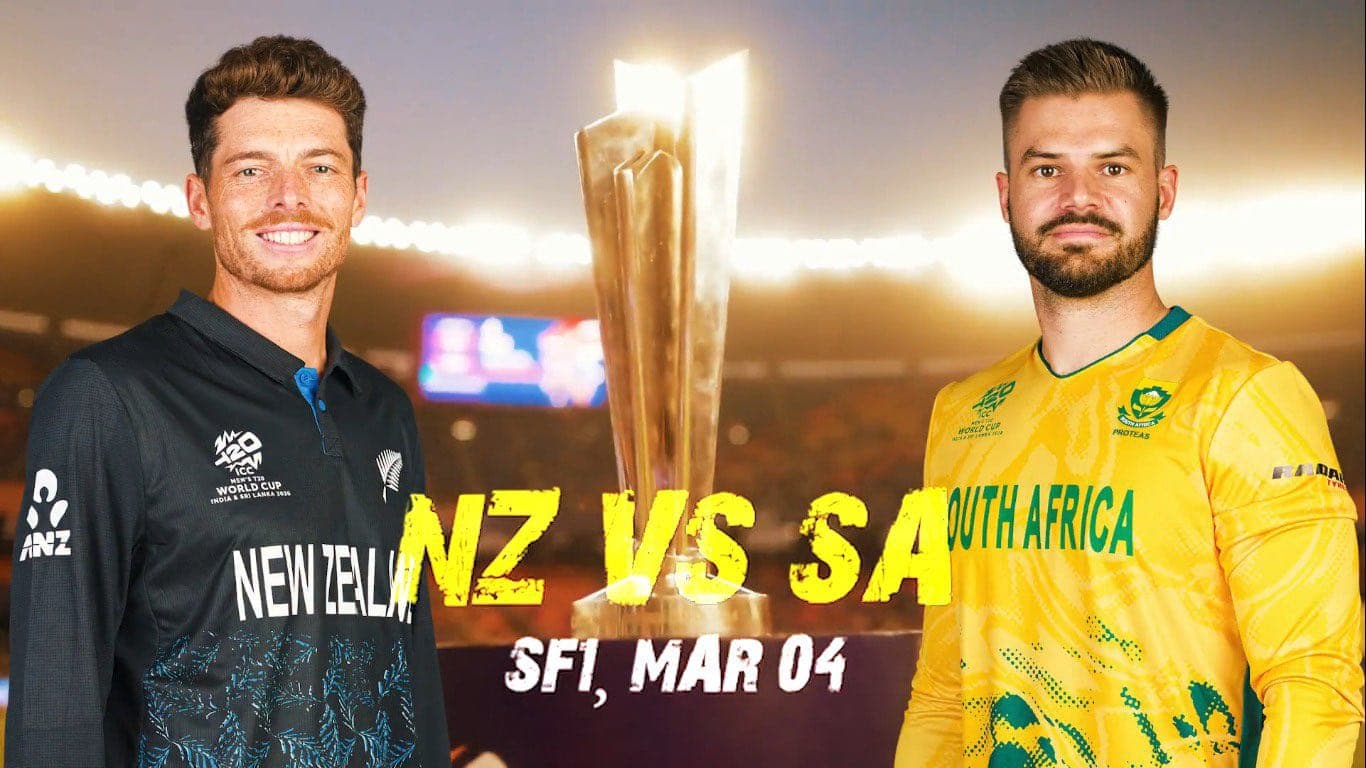 T20 World Cup: First Semi Final Between New Zealand and South Africa Today