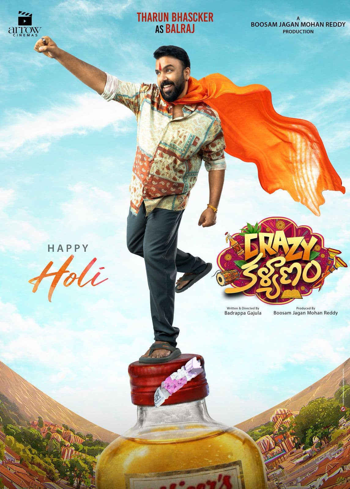 Tarun Bhascker’s First Look as Bal Raj from ‘Crazy Kalyanam’ Released on Holi