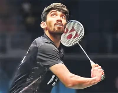 Srikanth, Prannay in action at Swiss Open
