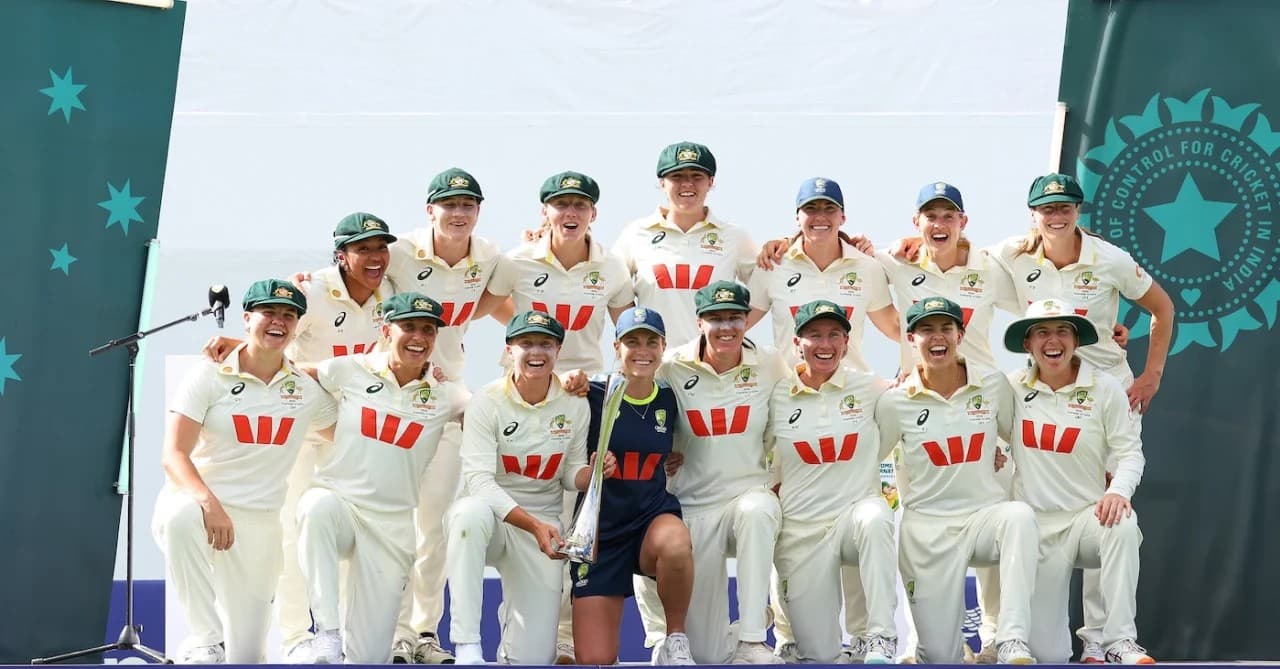 Australia Women Team Wins Against India in Test