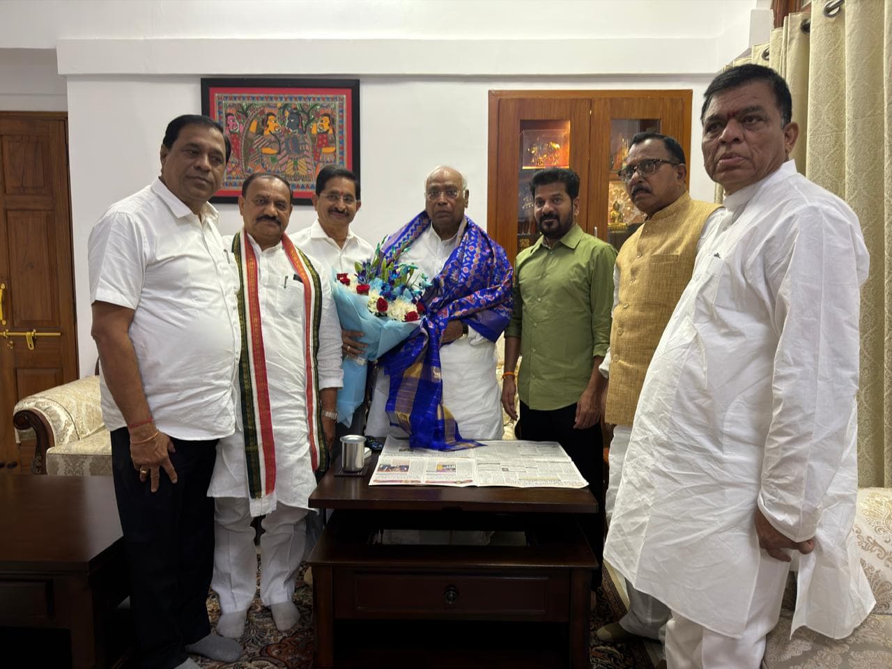 Delhi: Meeting Between AICC President and Chief Minister