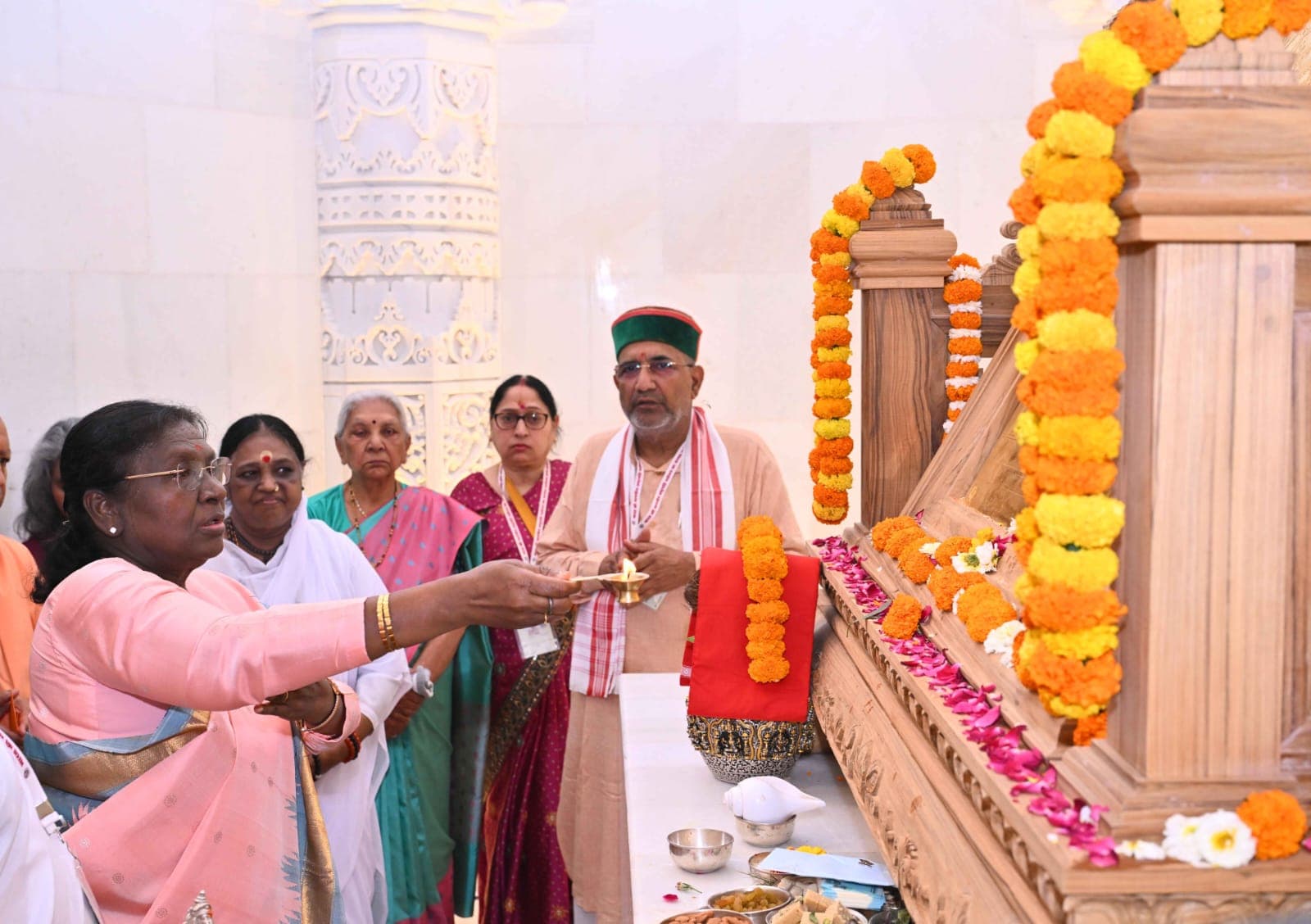 President Offers Prayers at Ayodhya Ram Temple