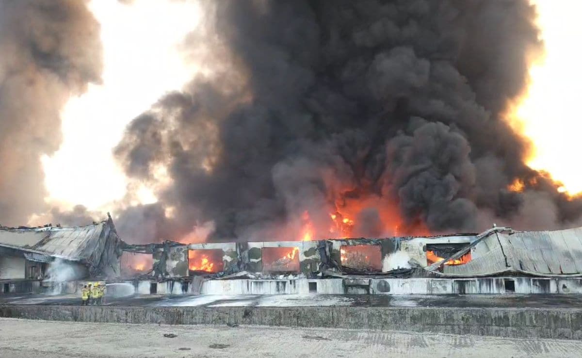 Massive Fire Accident in Indore