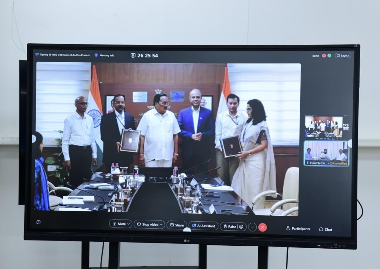 Centre Signs Agreement with Andhra Pradesh Government Under Jal Jeevan Mission 2.0