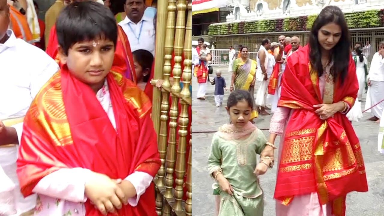 Sneha Reddy Visits Tirumala !