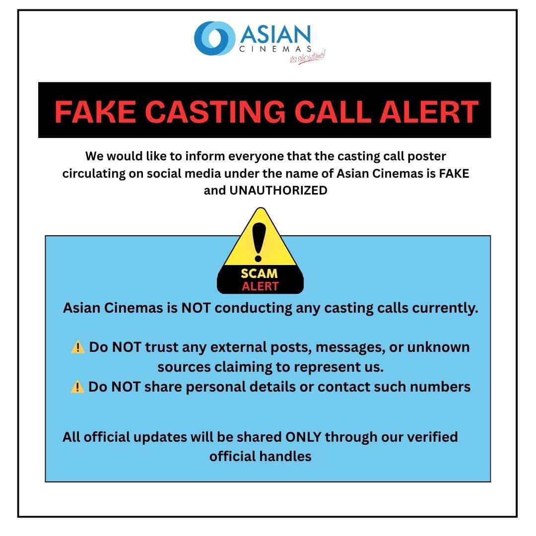 Asian Cinemas Has Not Issued Any Announcement on Movie Chances
