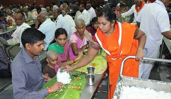 CM Chandrababu Congratulates on Tirumala Free Annadanam