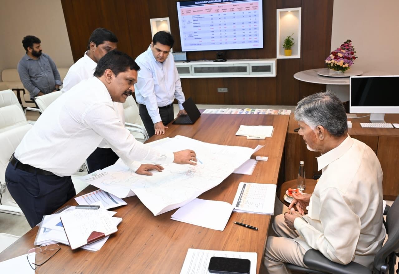 CM Chandrababu Reviews Road Development in AP
