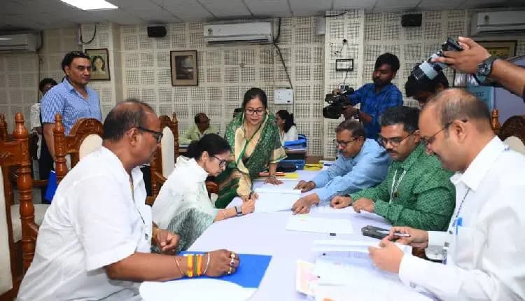 Bengal Assembly Elections- CM Mamata Banerjee files nomination
