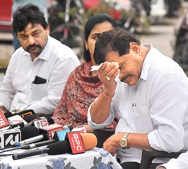 Emotional Over Remarks on YSR... Botsa Breaks Down in Tears