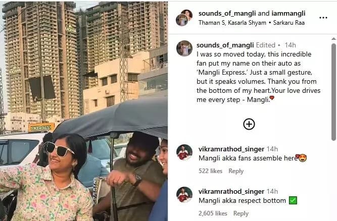 Mangli moved by fan’s heartfelt gesture