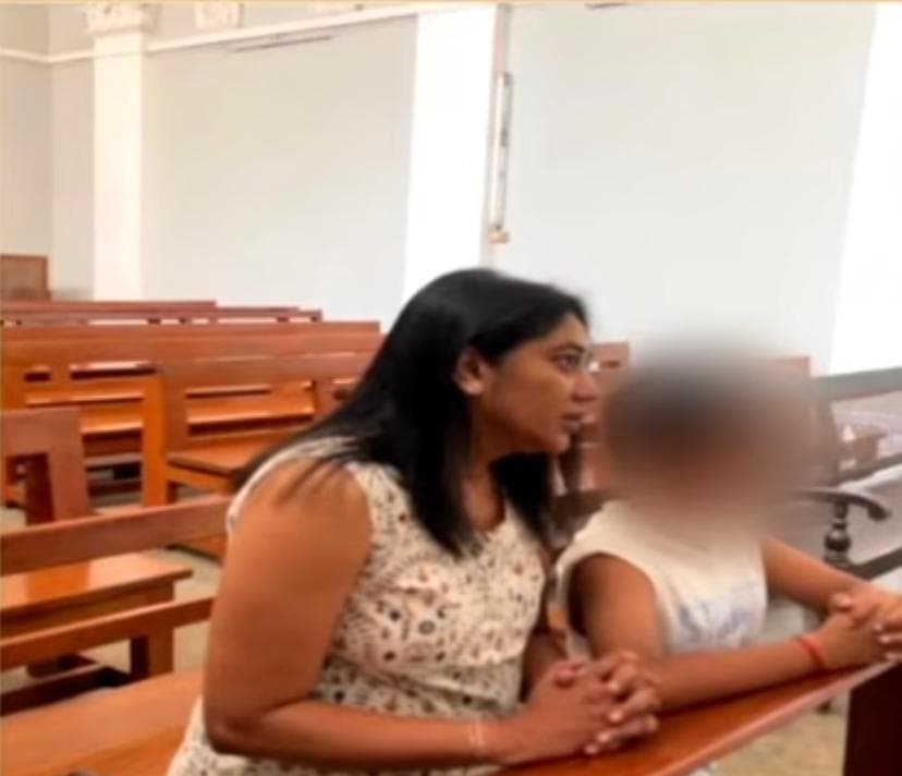 TTD Board Member Family Prayers in Church