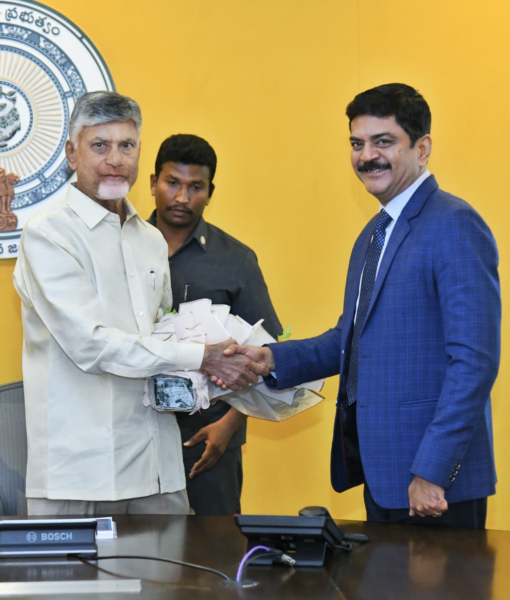 Central Steel Ministry Officials Meet CM Chandrababu