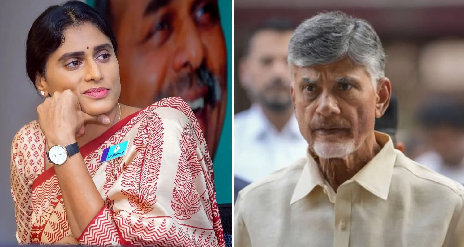PCC chief YS Sharmila's letter to AP CM Nara Chandrababu Naidu