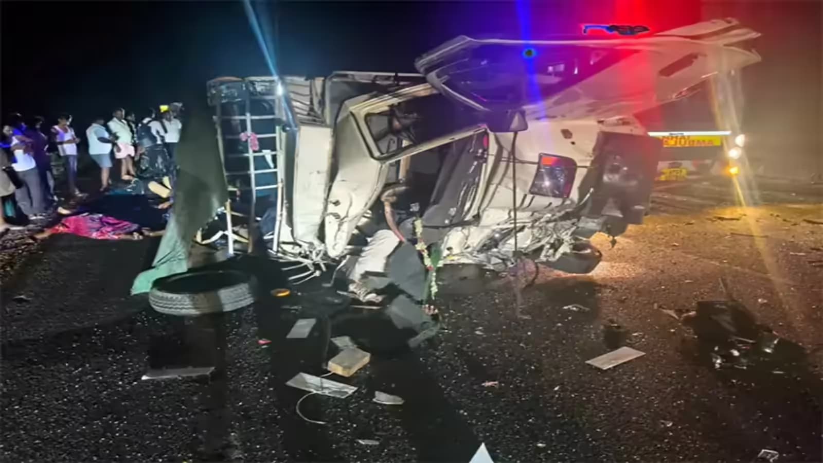 Tragic Road Accident Near Mantralayam