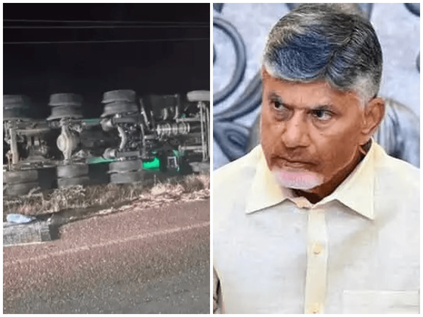 Chief Minister Chandrababu Shocked by Kurnool District Road Accident