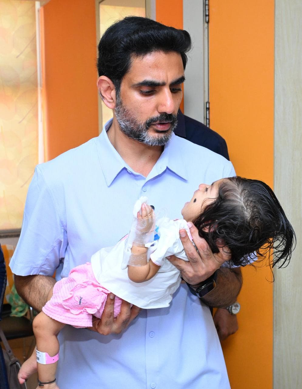 Nara Lokesh Stands by Little Punarvika: An Emotional Humanitarian Story