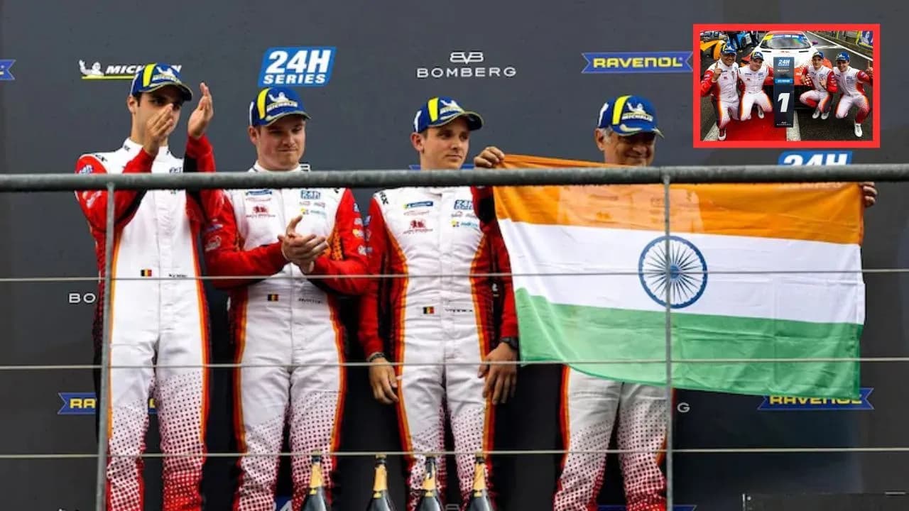 Ajith Kumar Triumphs in Belgium Race, Indian Flag Flies High on the Global Stage!