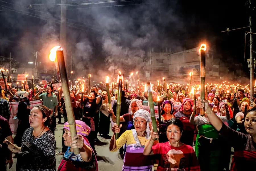 Manipur Unrest: Viral Protest Remark Raises Questions Over National Priorities