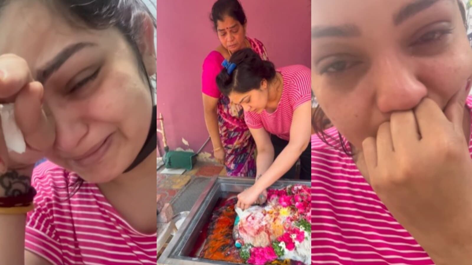 Actress loses pet dog…emotional video goes viral