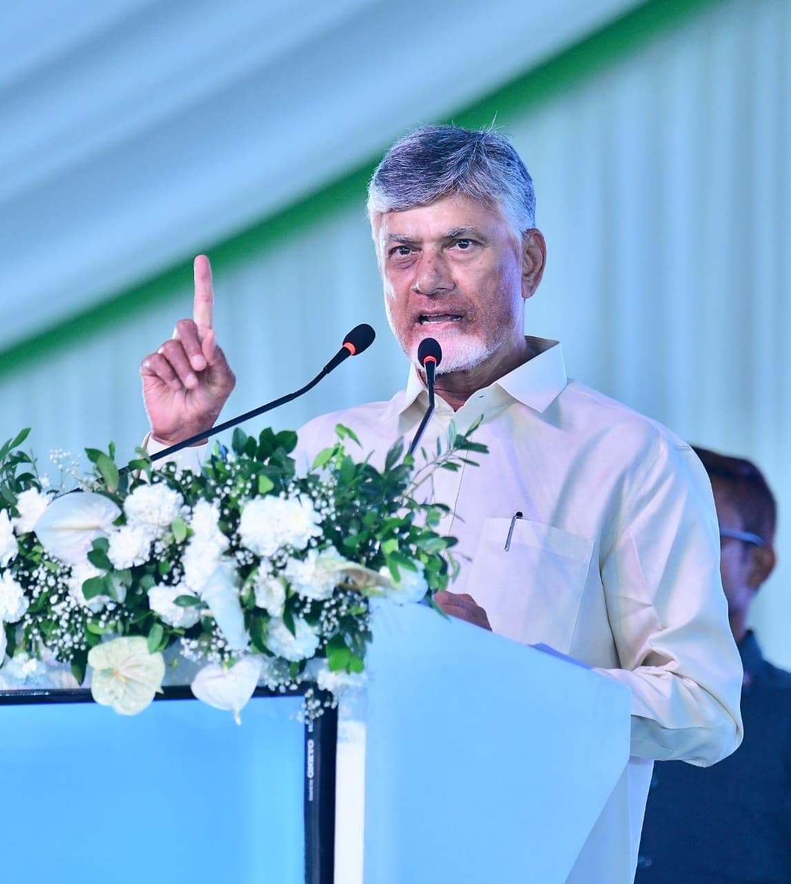 CM Chandrababu Naidu Lays Foundation for 6.5 GW ReNew Solar Plant in Anakapalli!