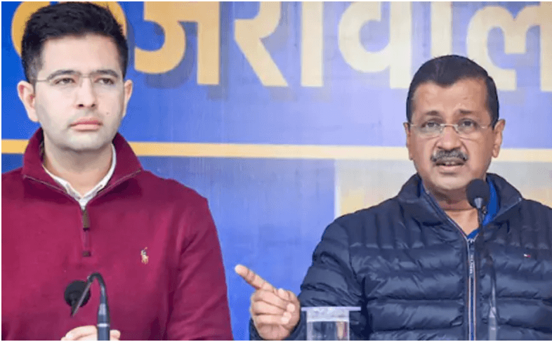 Kejrival reacted on Raghav Chadha resignation
