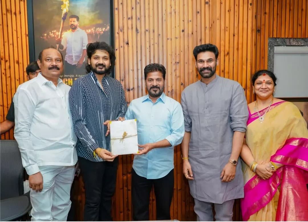 Actor Bellamkonda Meets Telangana CM Revanth Reddy