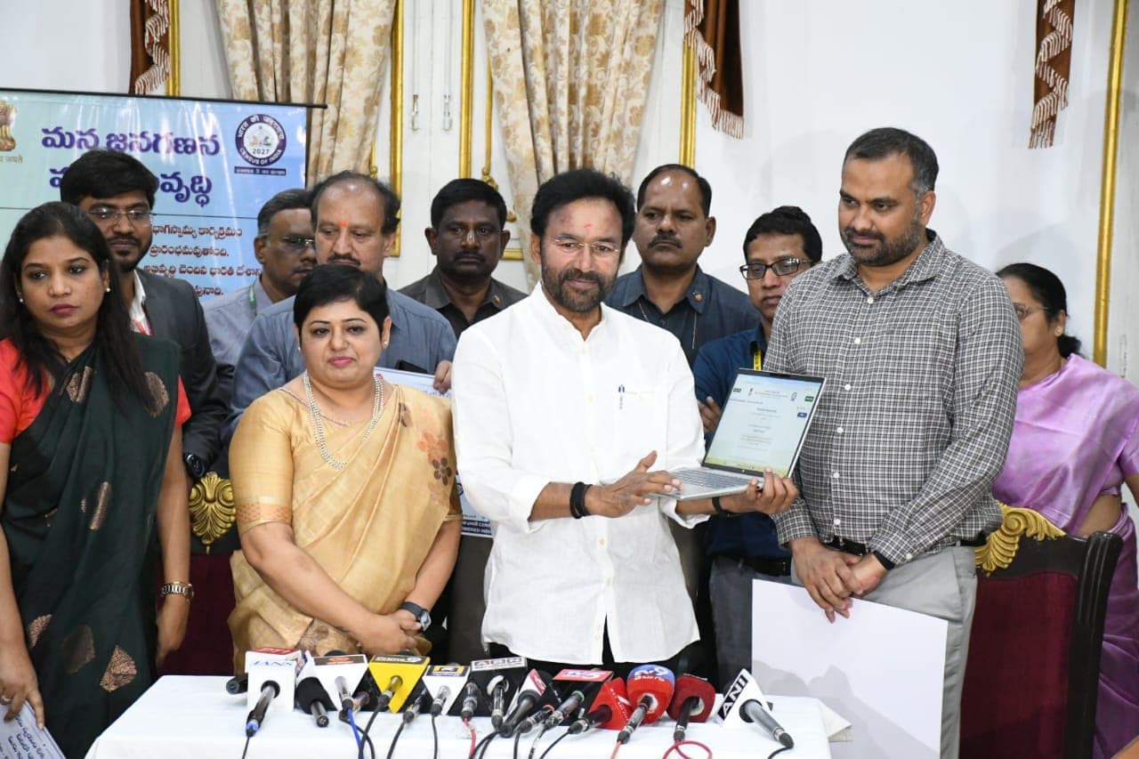 G. Kishan Reddy Participates in Telangana Census 2027 Self-Enumeration Drive!