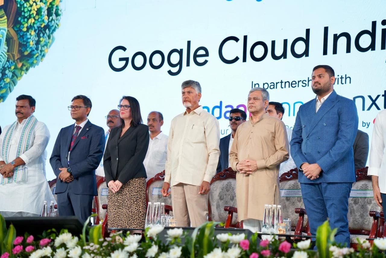 Foundation Stone Laid for Google AI Hub in Visakhapatnam in Presence of Chandrababu Naidu