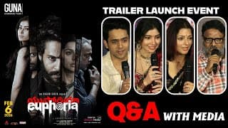 Q&A With Media at Euphoria Trailer Launch Event | Gunasekhar | Bhumika