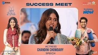 Actress Chandini Chowdary Speech at Santhana Prapthirasthu Success Meet | Vikranth