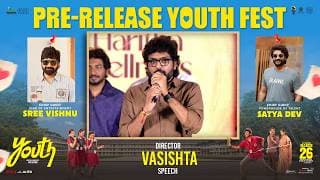 Director Vasishta Speech at Youth Movie Pre-Release Youth Fest | GV Prakash | Shreyas Media