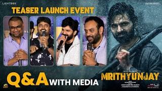 Q&A With Media at Mrithyunjay Teaser Launch Event | Sree Vishnu | Shreyas Media