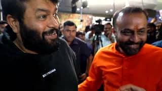 Music Director Thaman Entry at Sahana Sahana Song Launch Event | The RajaSaab | Prabhas