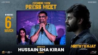 Director Hussain Sha Kiran Speech at Mrithyunjay Premiere Show Press Meet | Sree Vishnu | Reba John