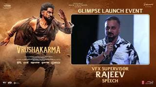 VFX Supervisor Rajeev Speech at Vrushakarma Glimpse Launch Event | Naga Chaitanya | Shreyas Media
