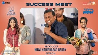 Producer Nirvi Hariprasad Reddy Speech at Santhana Prapthirasthu Success Meet