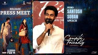 Hero Santosh Soban Speech at Couple Friendly Release Press Meet | Shreyas Media