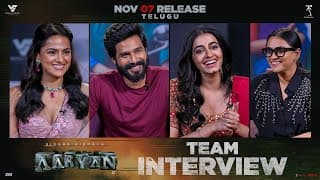 Aaryan Team Interview | Vishnu Vishal | Shraddha Shrinath | Manasa Chowdary | Praveen K | Ghibran