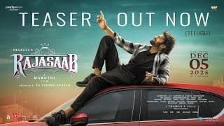 The RajaSaab Telugu Teaser | Prabhas | Maruthi | Thaman | TG Vishwa Prasad | Dec 5 2025