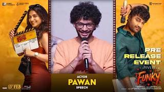 Actor Pawan Speech at Funky Pre-Release Event | Vishwak Sen, Kayadu Lohar | Anudeep KV