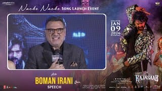 Actor Boman Irani Garu Speech at Nache Nache Song Launch Event | The RajaSaab | Prabhas | Maruthi
