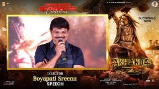 Director Boyapati Sreenu Speech at Akhanda Bharath Blockbuster Celebrations