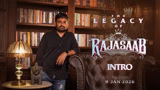 The Legacy of #TheRajaSaab - Intro |Prabhas | Maruthi | Thaman | TG Vishwa Prasad | Jan 9,2026
