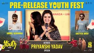 Actress Priyanshi Yadav Speech at Youth Movie Pre-Release Youth Fest | Ken Karunaas
