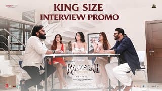 The RajaSaab - King Size Interview Promo | Prabhas | Sandeep Reddy Vanga | Shreyas Media