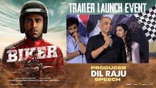 Producer Dil Raju Speech at Biker Trailer Launch Event | Sharwanand, Malvika Nair | Shreyas Media